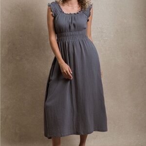 NWT Neuflora Monaco Dress - TAN/BROWN